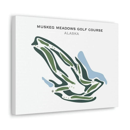 Muskeg Meadows Golf Course, Alaska - Printed Golf Courses