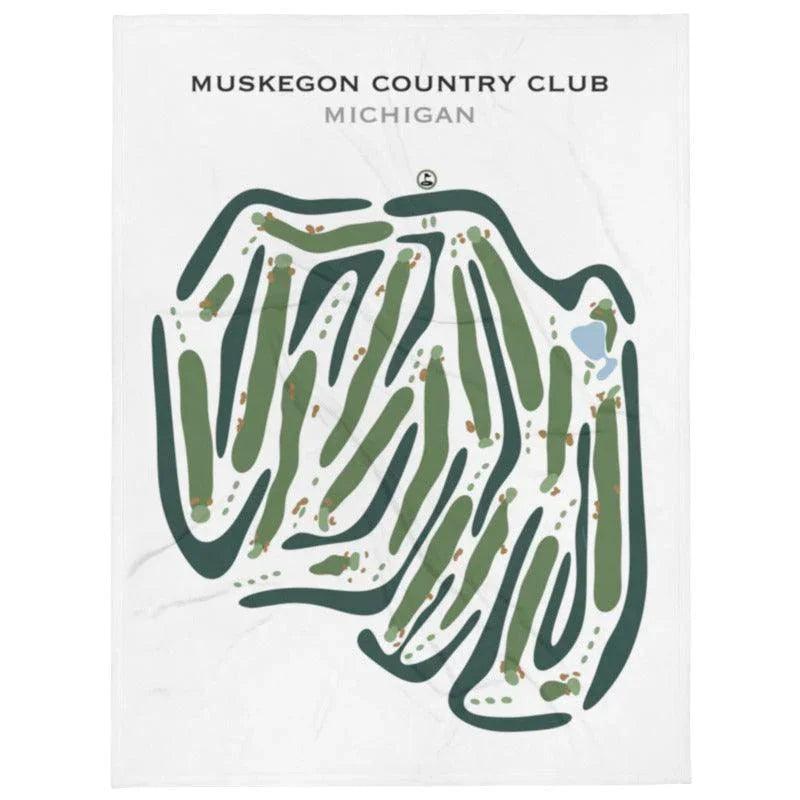 Muskegon Country Club, Michigan - Printed Golf Courses