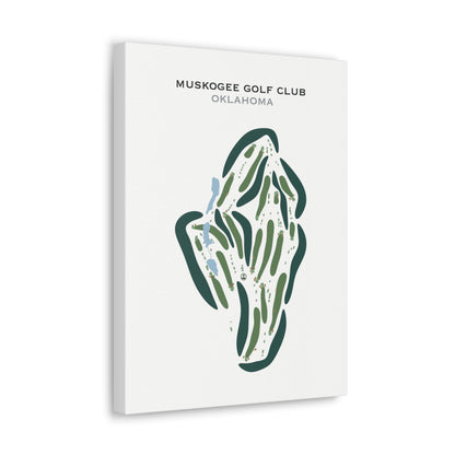 Muskogee Golf Club, Oklahoma - Printed Golf Courses