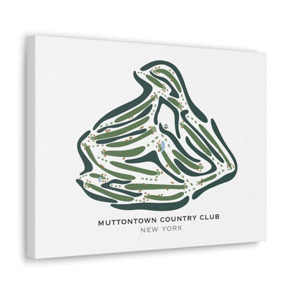 Muttontown Country Club, New York - Printed Golf Courses