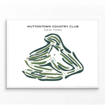 Muttontown Country Club, New York - Printed Golf Courses