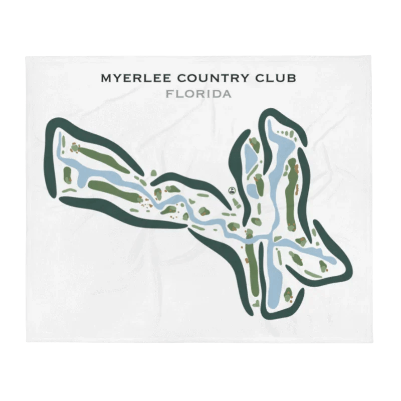 Myerlee Country Club, Florida - Printed Golf Courses