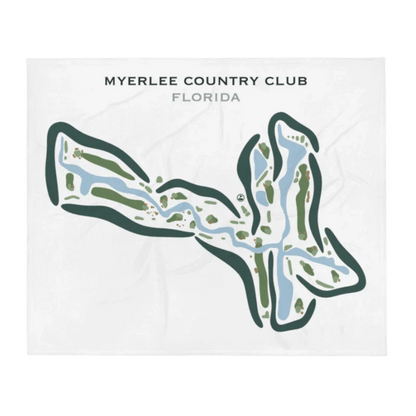 Myerlee Country Club, Florida - Printed Golf Courses