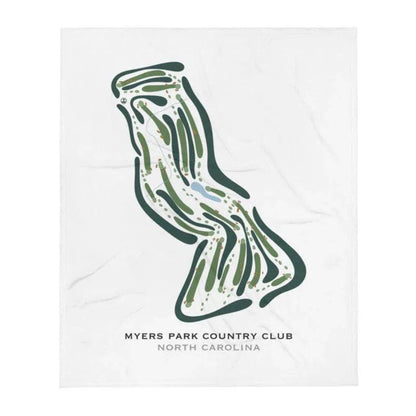 Myers Park Country Club, North Carolina - Printed Golf Courses