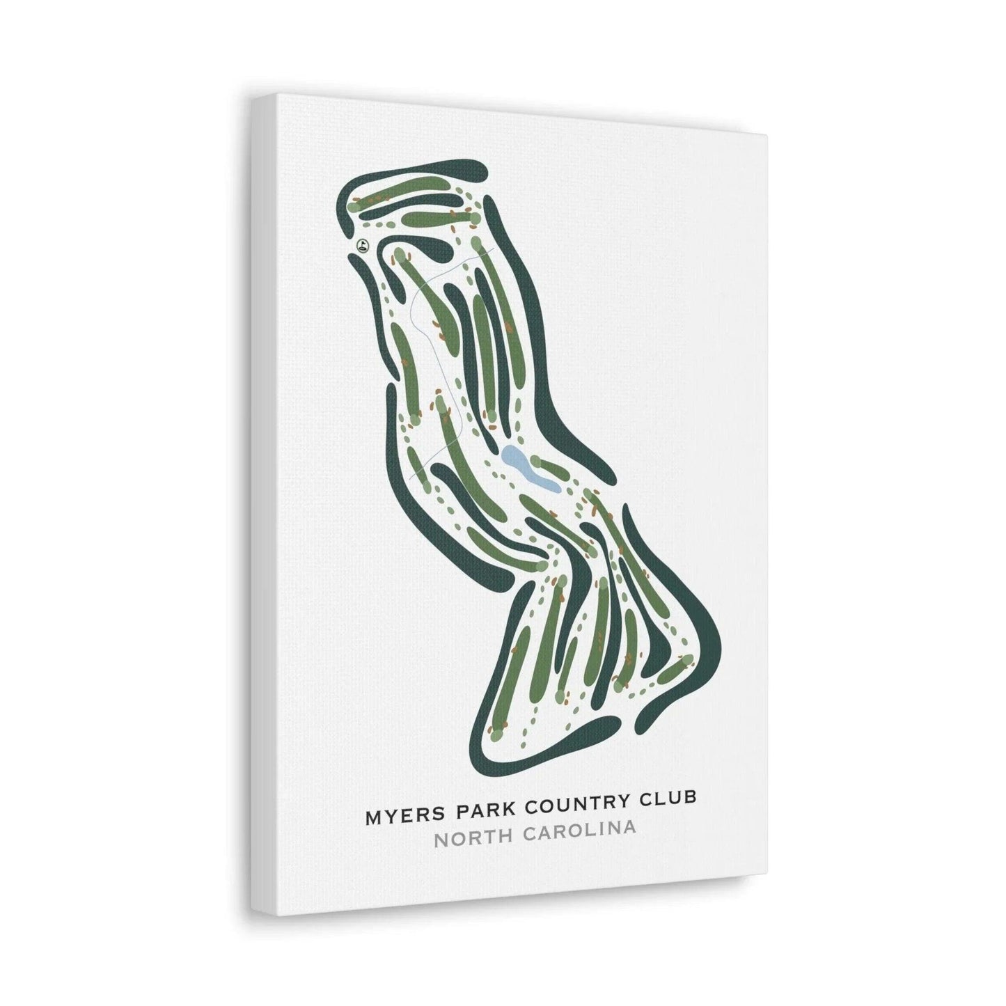 Myers Park Country Club, North Carolina - Printed Golf Courses