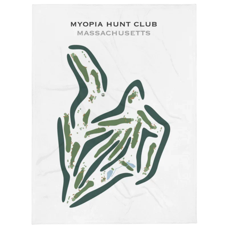 Myopia Hunt Club, Massachusetts - Printed Golf Course