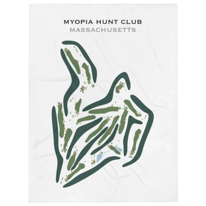Myopia Hunt Club, Massachusetts - Printed Golf Course