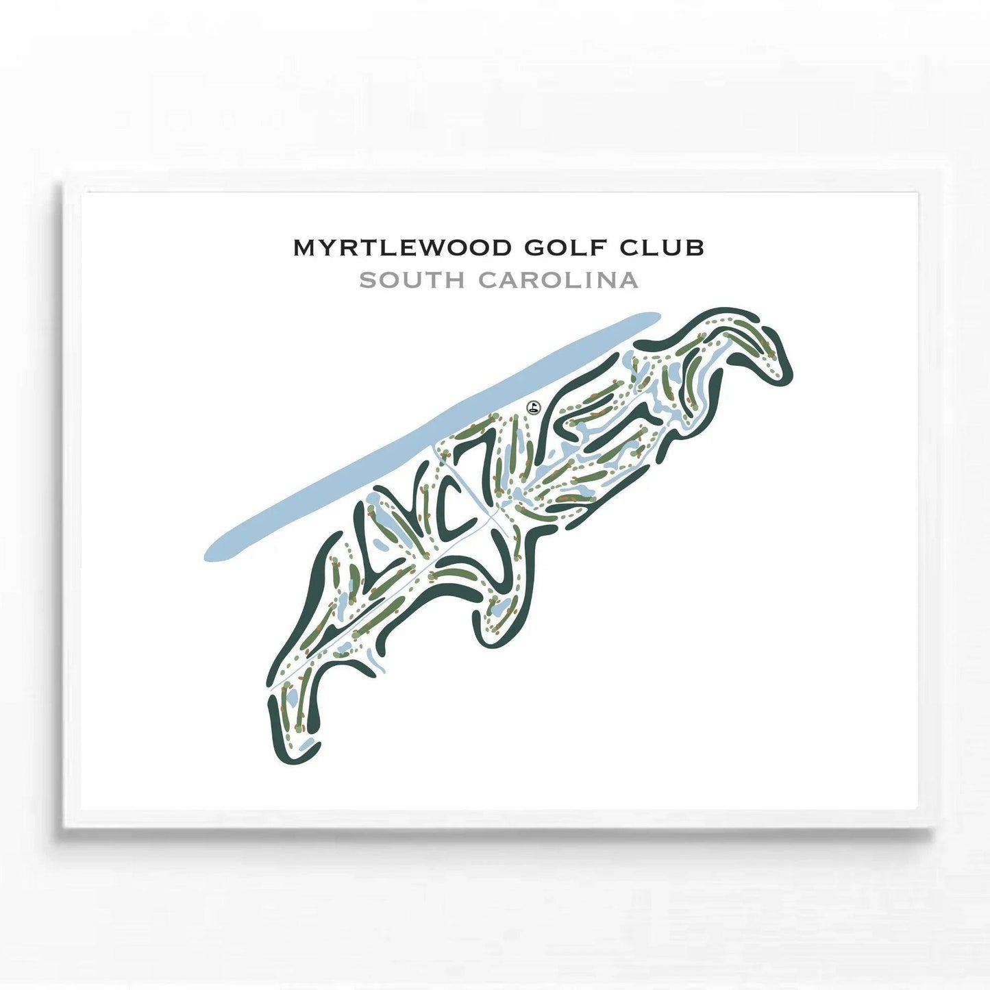 Myrtlewood Golf Club, South Carolina - Printed Golf Courses