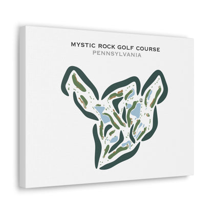 Mystic Rock Golf Course, Pennsylvania - Printed Golf Courses