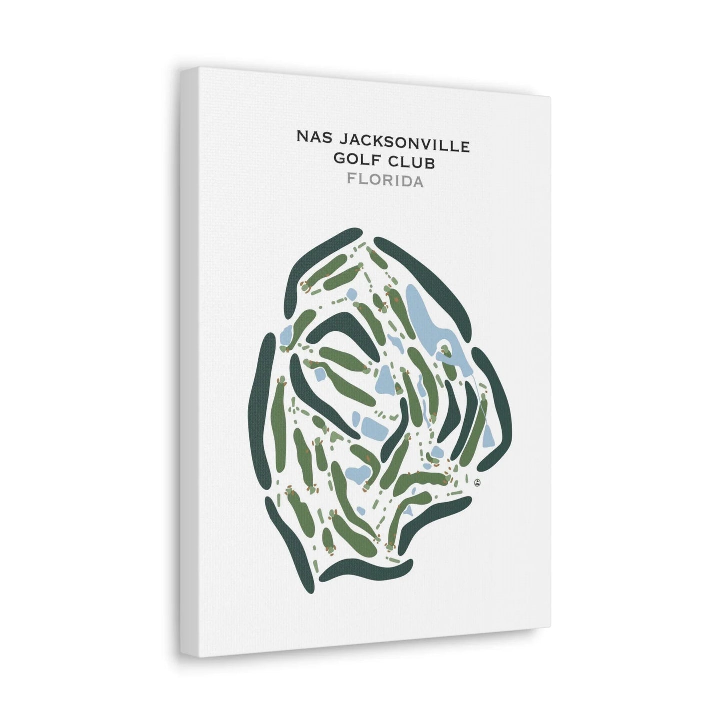 NAS Jacksonville Golf Club, Florida - Printed Golf Courses