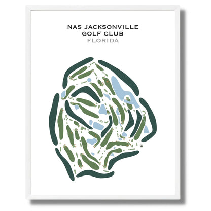 NAS Jacksonville Golf Club, Florida - Printed Golf Courses