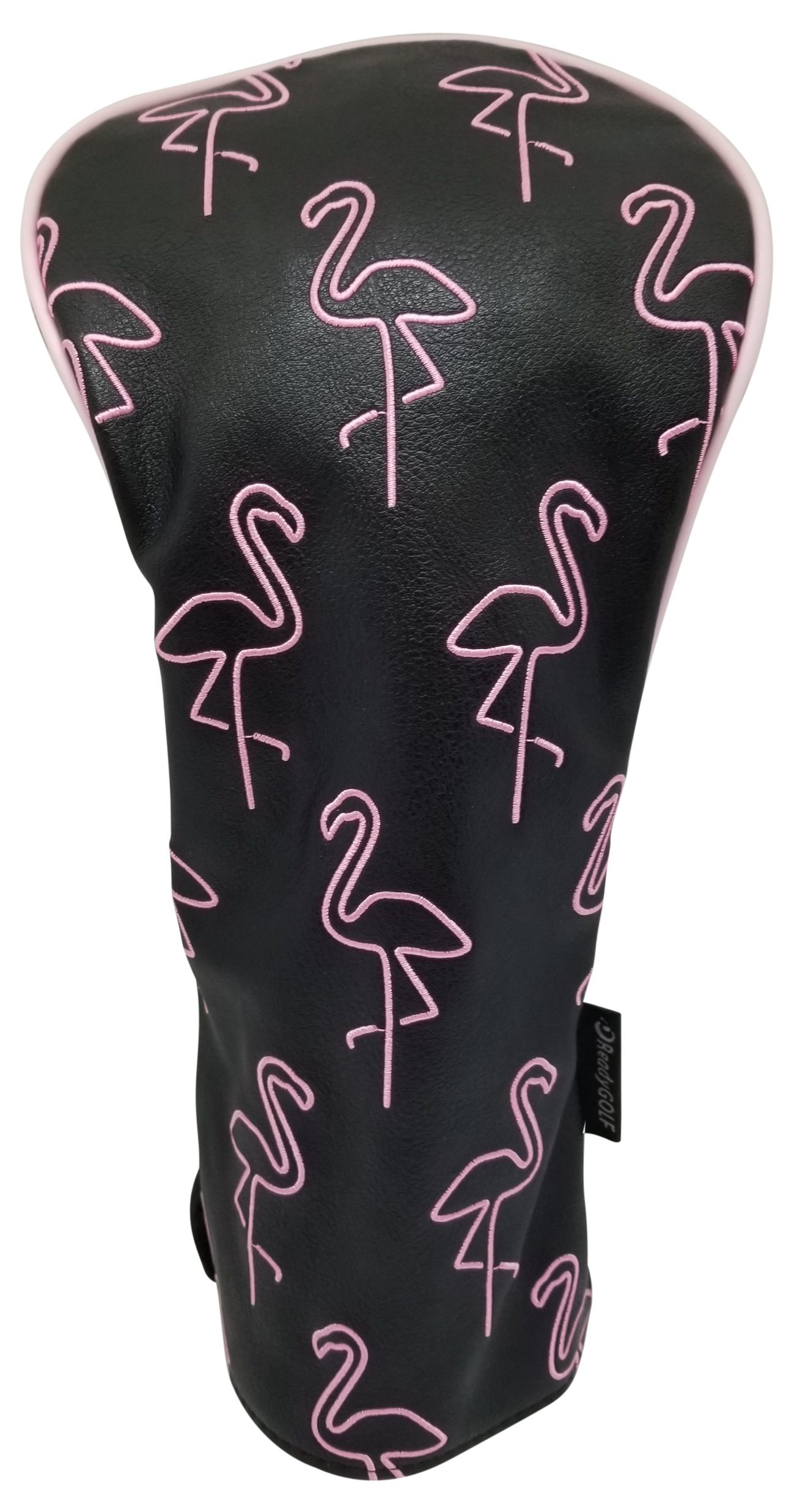Neon Flamingo Embroidered Headcover by ReadyGOLF - Driver