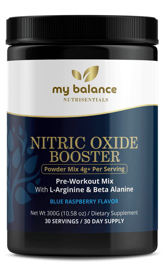Nitric Oxide Booster Powder Mix – Blue Raspberry Flavor