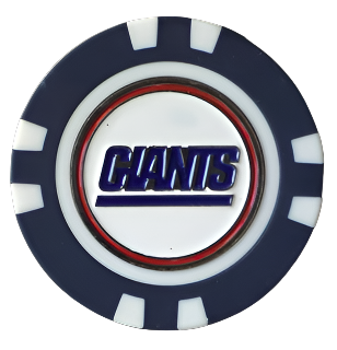 Officially Licensed New York Giants Poker Chip Ball Marker