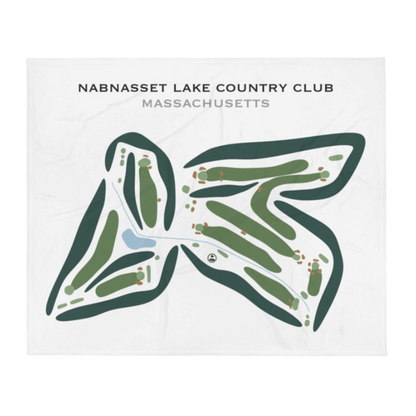 Nabnasset Lake Country Club, Massachusetts - Printed Golf Courses