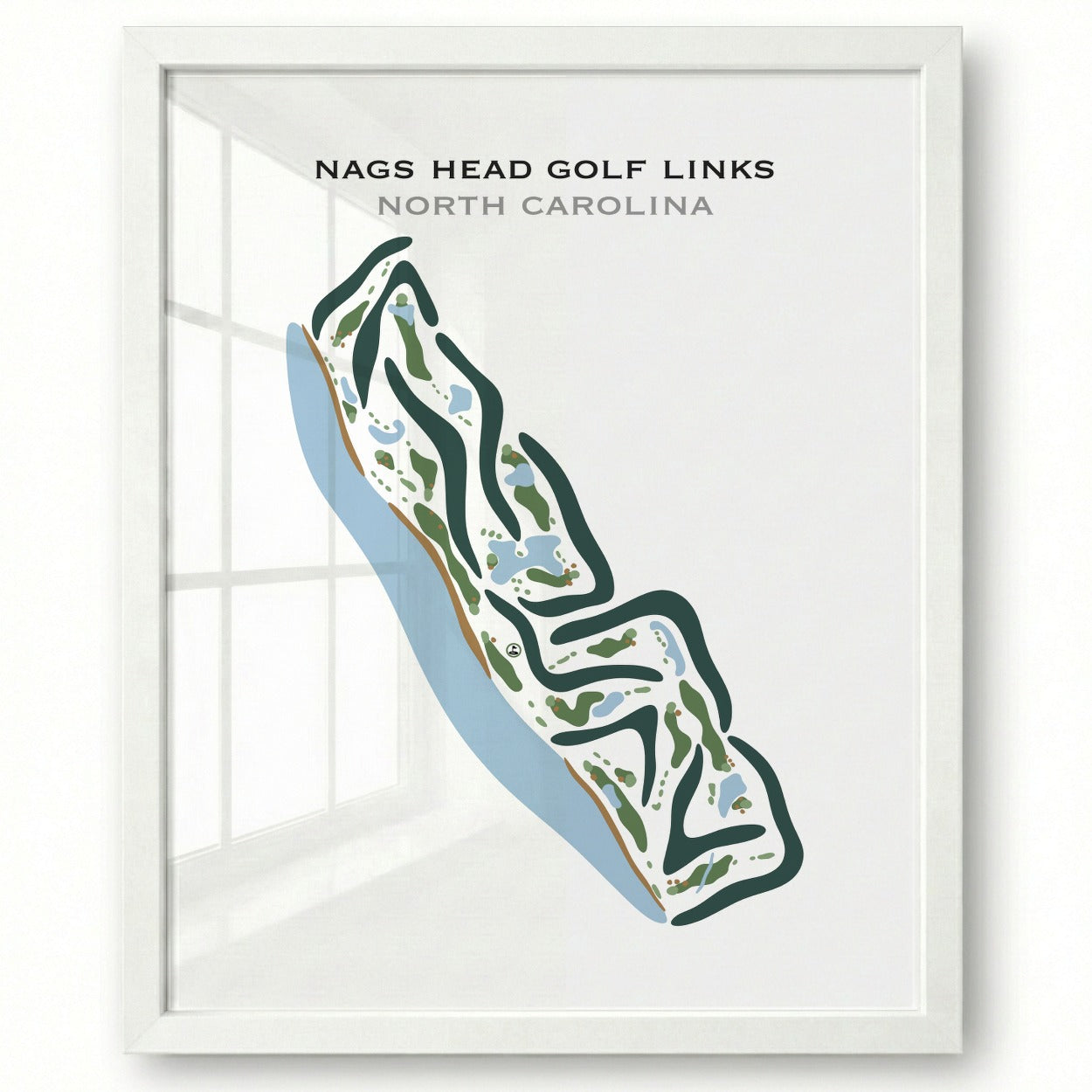 Nags Head Golf Links, North Carolina - Printed Golf Courses