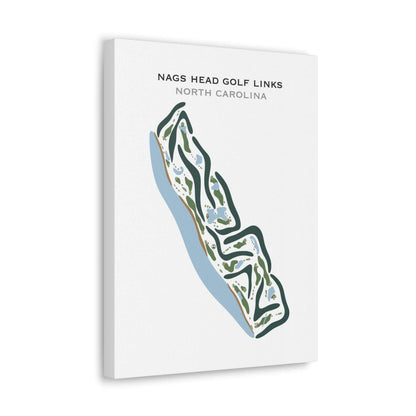 Nags Head Golf Links, North Carolina - Printed Golf Course