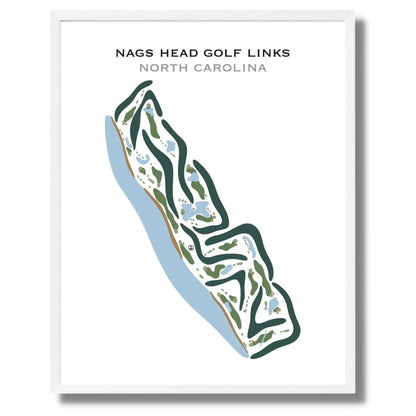 Nags Head Golf Links, North Carolina - Printed Golf Course