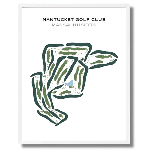 Nantucket Golf Club, Massachusetts - Printed Golf Courses