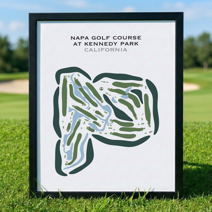 Napa Golf Course at Kennedy Park, California - Printed Golf Courses