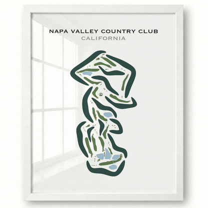 Napa Valley Country Club, California - Printed Golf Courses
