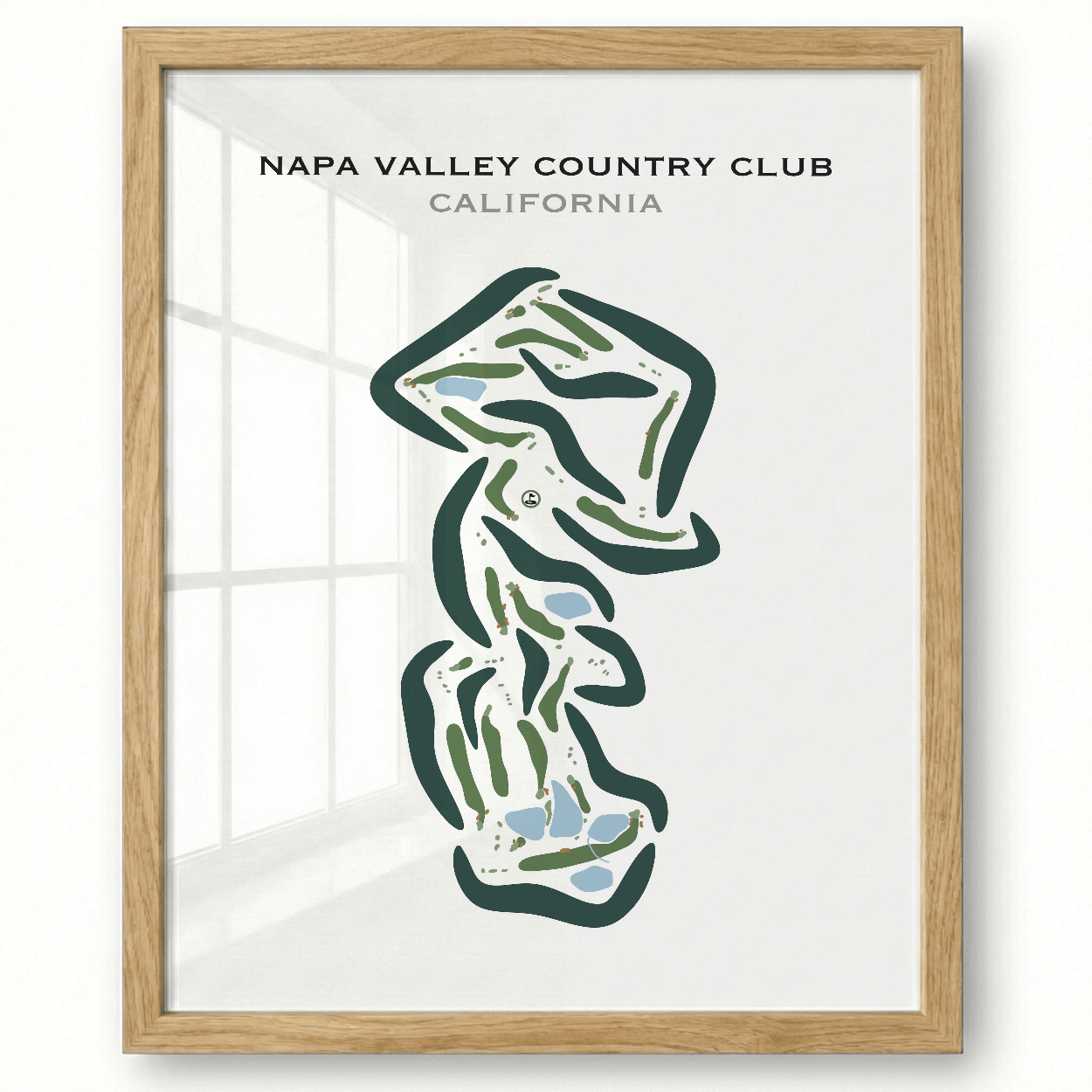 Napa Valley Country Club, California - Printed Golf Courses