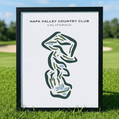 Napa Valley Country Club, California - Printed Golf Courses