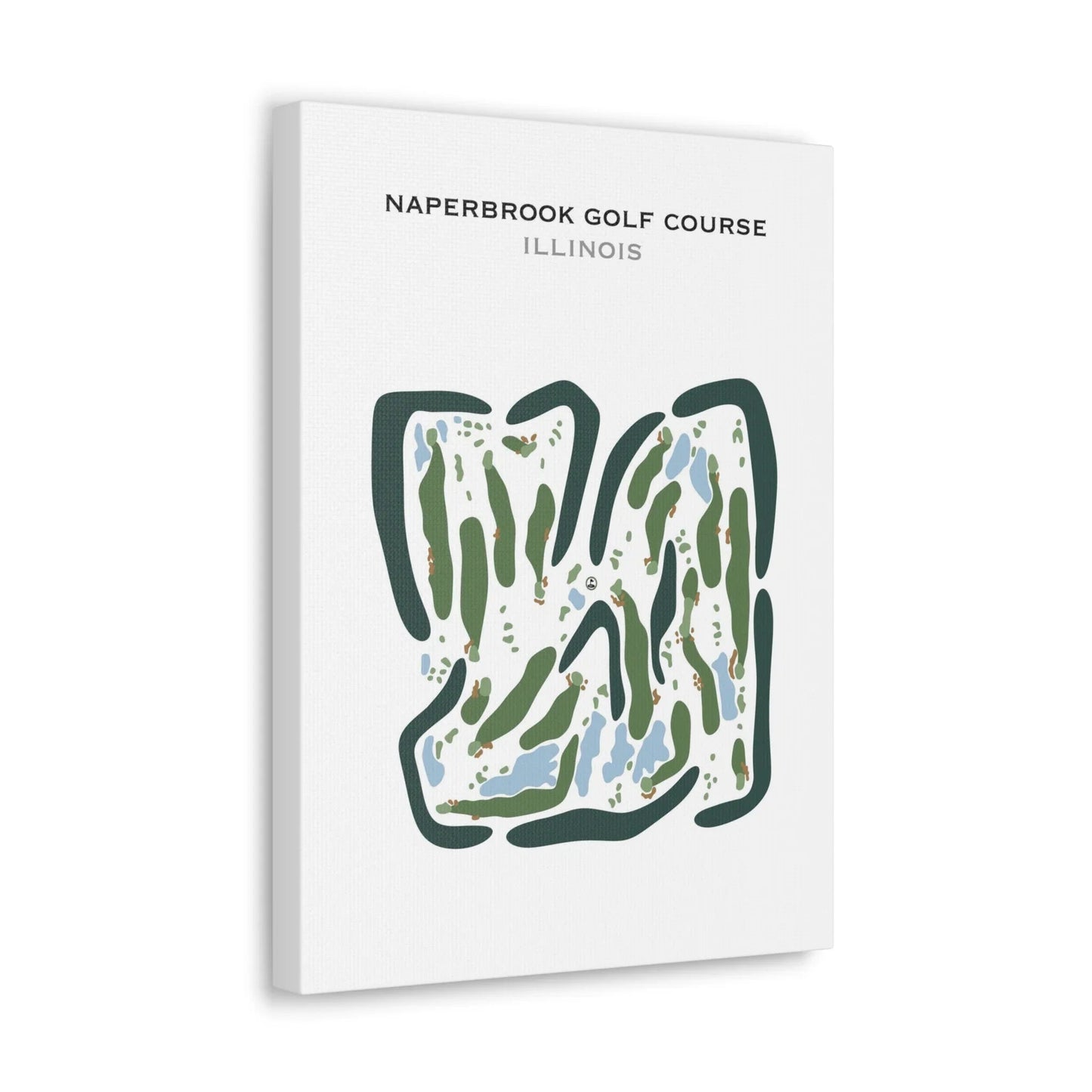 Naperbrook Golf Course, Illinois - Printed Golf Courses
