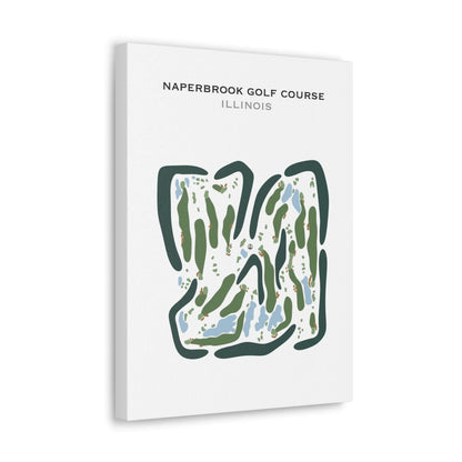 Naperbrook Golf Course, Illinois - Printed Golf Courses