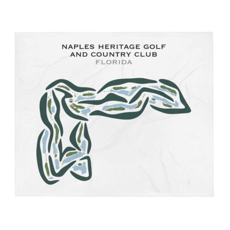 Naples Heritage Golf & Country Club, Florida - Printed Golf Courses