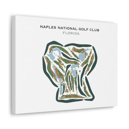 Naples National Golf Club, Florida - Printed Golf Courses