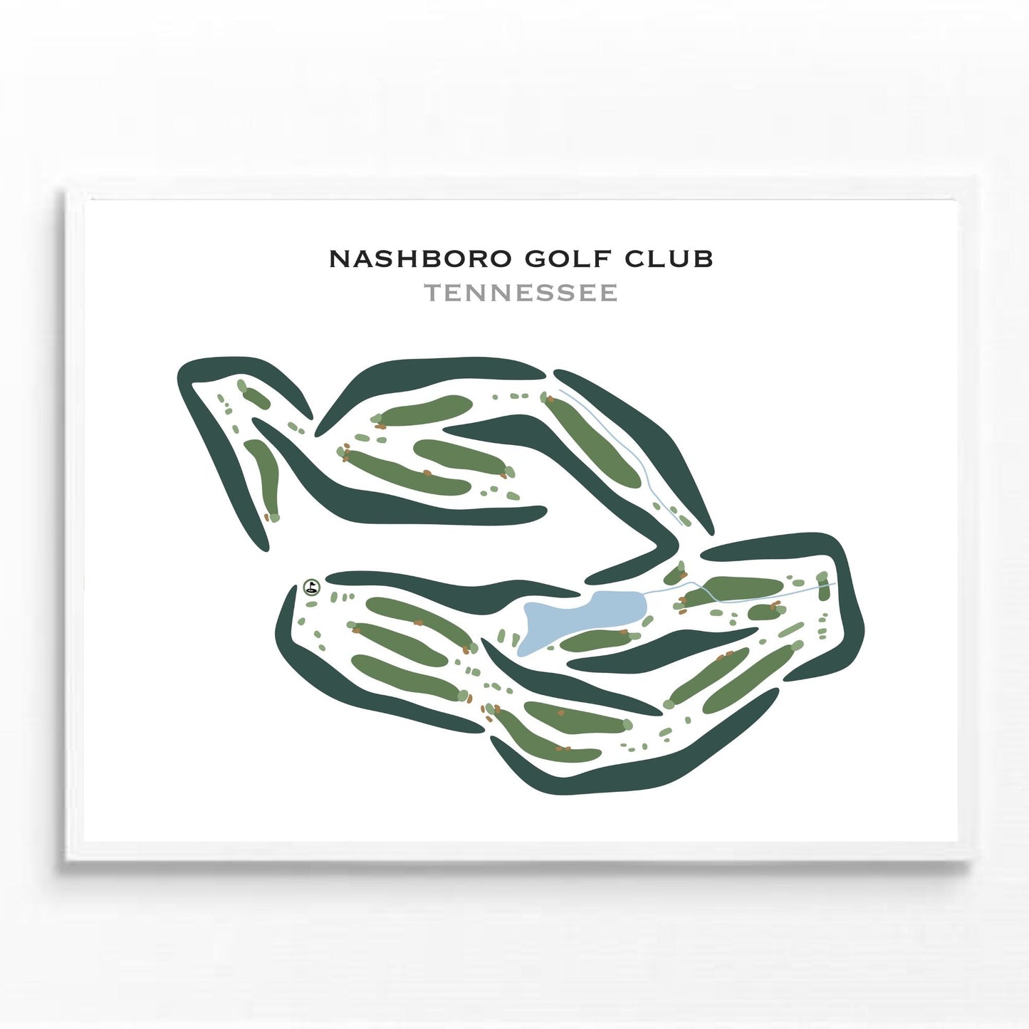 Nashboro Golf Club, Tennessee - Printed Golf Courses