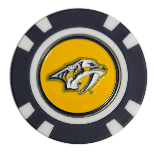 Officially Licensed Nashville Predators Poker Chip Golf Ball Marker