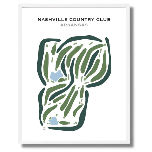 Nashville Country Club, Arkansas - Printed Golf Courses