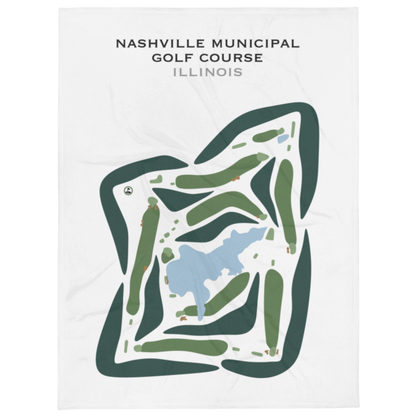 Nashville Municipal Golf Course, Illinois - Printed Golf Courses