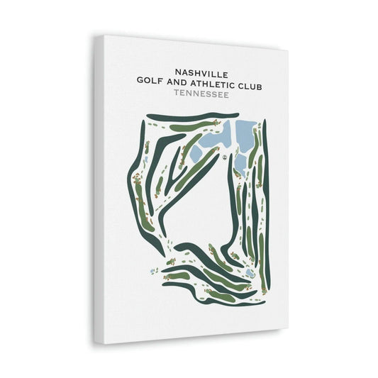Nashville Golf and Athletic Club, Tennessee - Printed Golf Courses