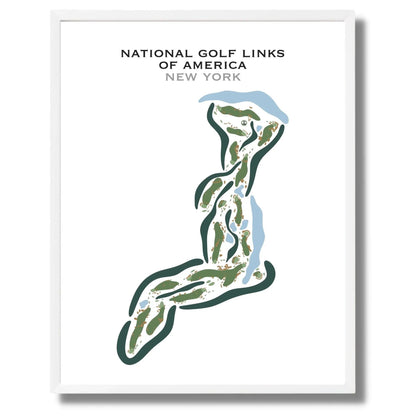 National Golf Links of America, New York - Printed Golf Courses