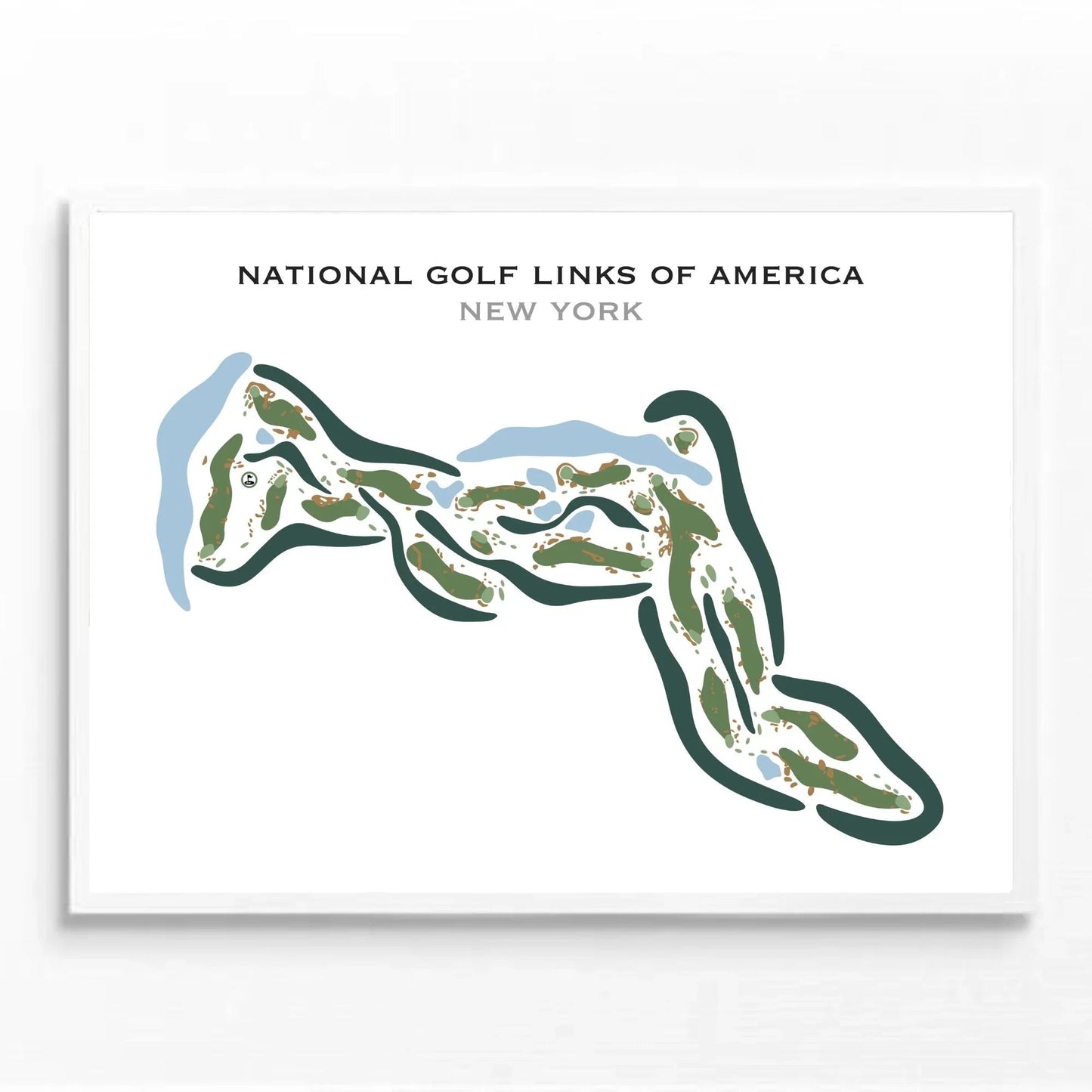National Golf Links of America, New York - Printed Golf Courses