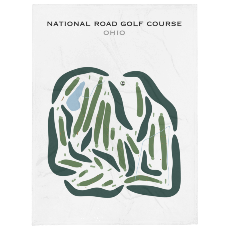 National Road Golf Course, Ohio - Printed Golf Courses