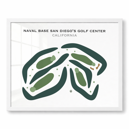 Naval Base San Diego’s Golf Center, California - Printed Golf Courses