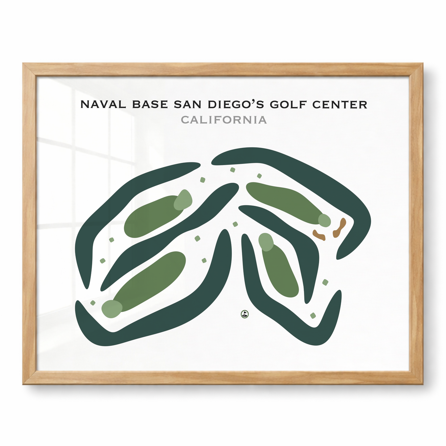 Naval Base San Diego’s Golf Center, California - Printed Golf Courses