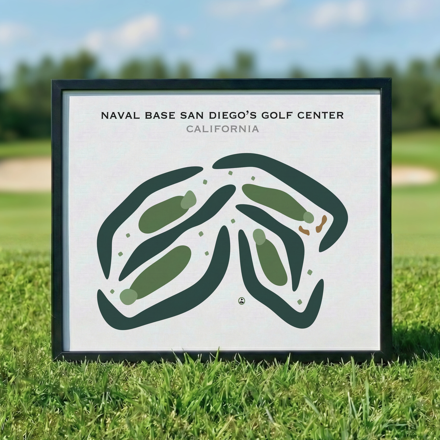 Naval Base San Diego’s Golf Center, California - Printed Golf Courses