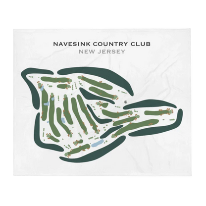 Navesink Country Club, New Jersey - Printed Golf Courses
