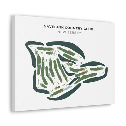 Navesink Country Club, New Jersey - Printed Golf Courses