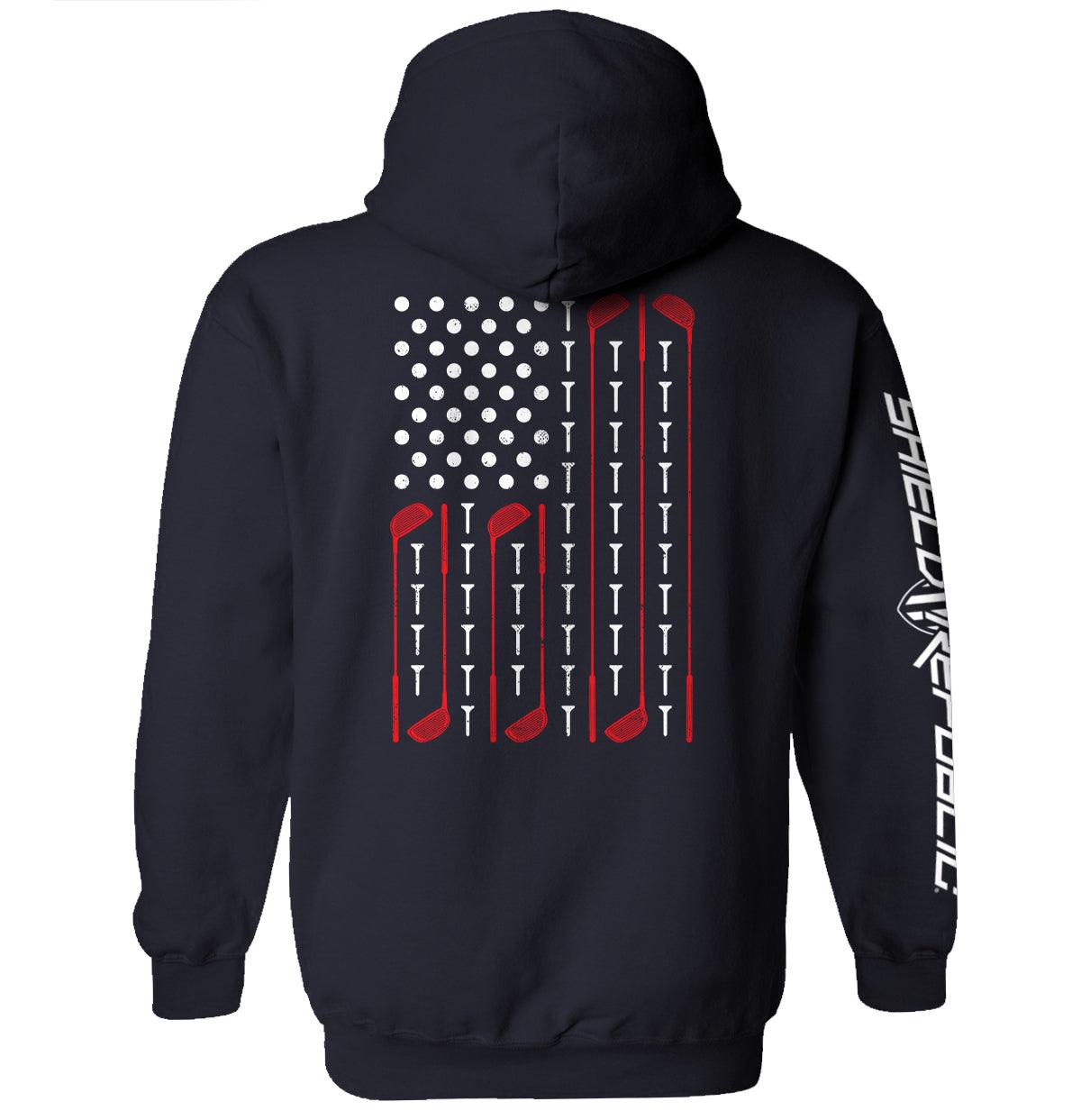 Golf American Flag