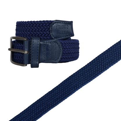 Navy Blue Premium Stretch Belt