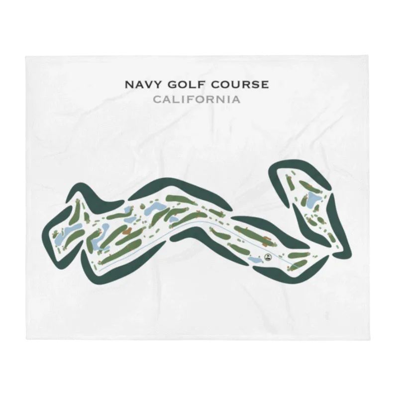 Navy Golf Course, California - Printed Golf Courses