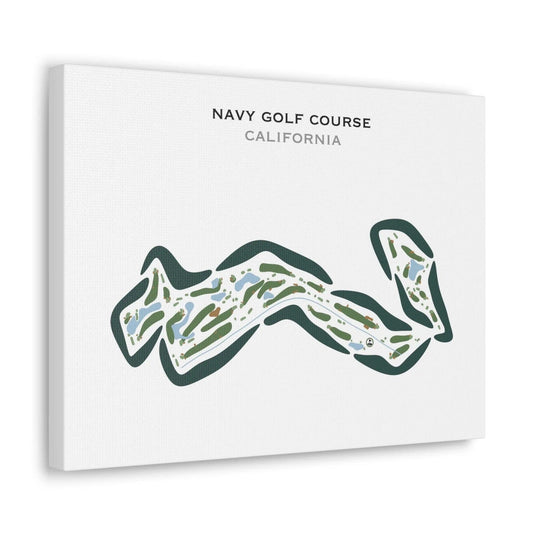 Navy Golf Course, California - Printed Golf Courses