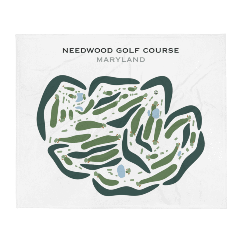 Needwood Golf Course, Derwood, Maryland - Printed Golf Courses