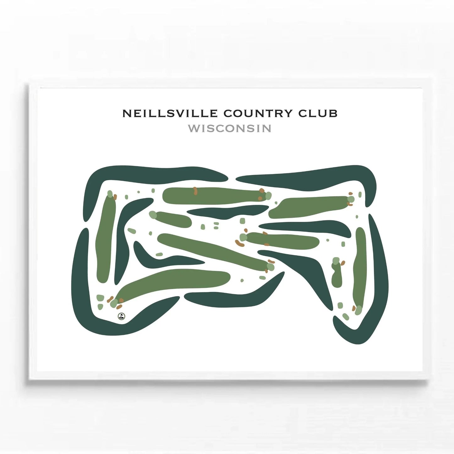 Neillsville Country Club, Wisconsin - Printed Golf Courses